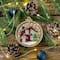 Wonderland Crafts Snowy Home Ornament Bead Embroidery on Wood Kit